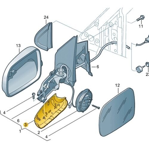 O/S Wing Mirror Indicator – 1Z0 949 102 C