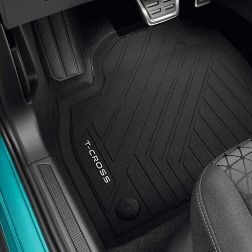 T-Cross All-weather rubber mat set, rear