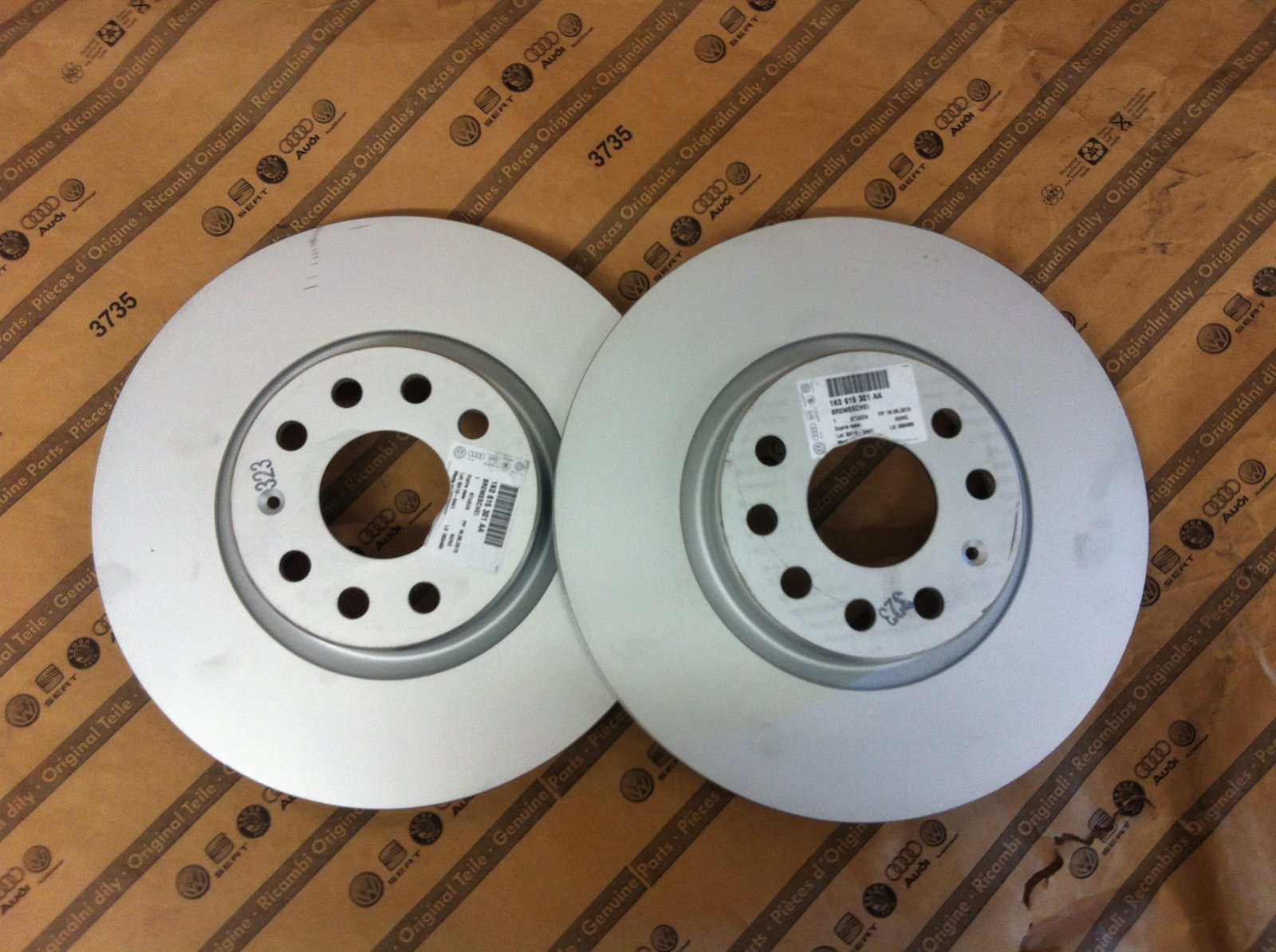 Front Brake Discs – 5QN 615 301 A